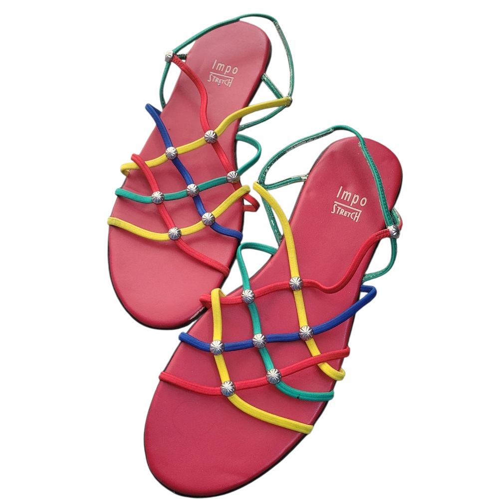 Impo Women's Colorful Strappy Sandals